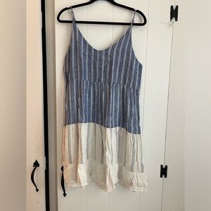 Rails linen sun dress. Adjustable straps